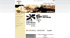 Desktop Screenshot of lettresjapon.uwaterloo.ca