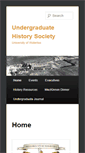 Mobile Screenshot of histsoc.uwaterloo.ca