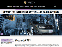 Tablet Screenshot of ciars.uwaterloo.ca