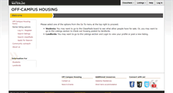 Desktop Screenshot of listings.och.uwaterloo.ca