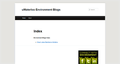 Desktop Screenshot of env-blogs.uwaterloo.ca