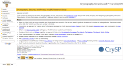 Desktop Screenshot of crysp.uwaterloo.ca