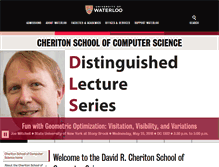 Tablet Screenshot of cs.uwaterloo.ca