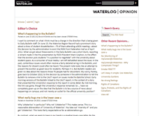 Tablet Screenshot of opinion.uwaterloo.ca