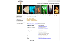 Desktop Screenshot of cics2006.uwaterloo.ca