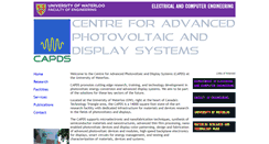 Desktop Screenshot of capds.uwaterloo.ca