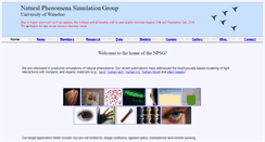Desktop Screenshot of npsg.uwaterloo.ca