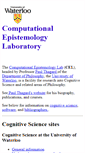Mobile Screenshot of cogsci.uwaterloo.ca
