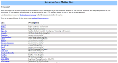 Desktop Screenshot of lists.uwaterloo.ca